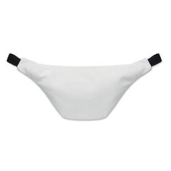 Vue Sac banane en PU souple - Bai de couleur blanc| Krokrodeal