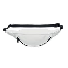 Vue Sac banane en PU souple - Bai de couleur blanc| Krokrodeal