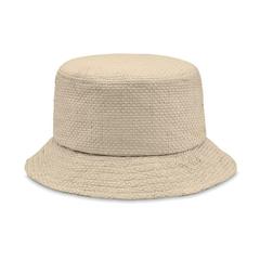 Vue Bob chapeau en paille de papier - Bilgola+ de couleur marron| Krokrodeal