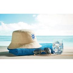 Vue Bob chapeau en paille de papier - Bilgola+ de couleur marron| Krokrodeal
