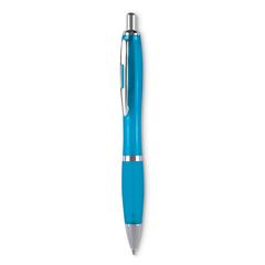 Vue Stylo bille à l'encre bleue. - Riocolour de couleur bleu| Krokrodeal