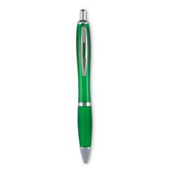 Vue Stylo bille à l'encre bleue. - Riocolour de couleur vert| Krokrodeal