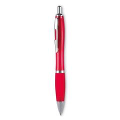 Vue Stylo bille à l'encre bleue. - Riocolour de couleur rouge| Krokrodeal