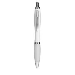 Vue Stylo bille à l'encre bleue. - Riocolour de couleur blanc| Krokrodeal