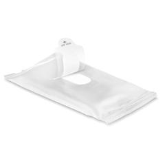 Vue 10 lingettes nettoyantes - Dellea de couleur blanc| Krokrodeal