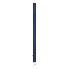 Vue Lanyard en RPET - Lany rpet de couleur bleu| Krokrodeal