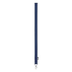 Vue Lanyard en RPET - Lany rpet de couleur bleu| Krokrodeal