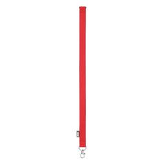 Vue Lanyard en RPET - Lany rpet de couleur rouge| Krokrodeal