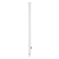 Vue Lanyard en RPET - Lany rpet de couleur blanc| Krokrodeal