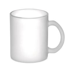 Vue Mug verre pour sublim. 300ml - Sublimatt de couleur blanc| Krokrodeal
