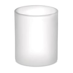 Vue Mug verre pour sublim. 300ml - Sublimatt de couleur blanc| Krokrodeal