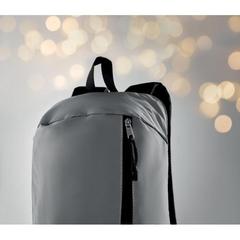 Vue Sac à dos réfléchissant 600D - Visiback de couleur gris| Krokrodeal