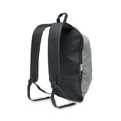 Vue Sac à dos réfléchissant 600D - Visiback de couleur gris| Krokrodeal