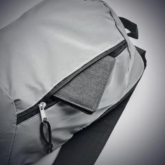 Vue Sac à dos réfléchissant 600D - Visiback de couleur gris| Krokrodeal