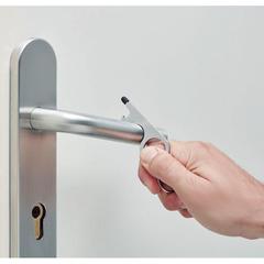 Vue Ouvre-porte sans contact - Notouch de couleur gris| Krokrodeal