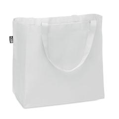 Vue Grand sac shopping en RPET - Fama de couleur blanc| Krokrodeal
