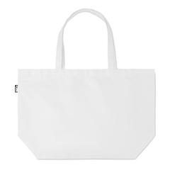 Vue Grand sac shopping en RPET - Fama de couleur blanc| Krokrodeal