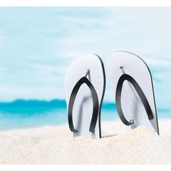 Vue Tongs pour sublimation - Do mel de couleur noir| Krokrodeal