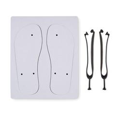 Vue Tongs pour sublimation - Do mel de couleur noir| Krokrodeal