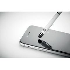 Vue Stylo stylet antibactérien - Neilo clean de couleur blanc| Krokrodeal