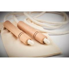 Vue Corde à sauter en coton - Jump de couleur marron| Krokrodeal