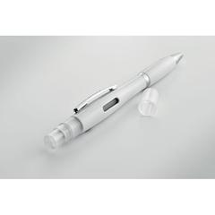 Vue Stylo bille antibactérien - Rio spray de couleur blanc| Krokrodeal
