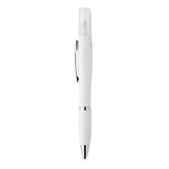 Vue Stylo bille antibactérien - Rio spray de couleur blanc| Krokrodeal