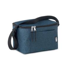 Vue Sac isotherme 2 tons en RPET - Cuba de couleur bleu| Krokrodeal