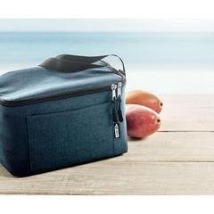 Vue Sac isotherme 2 tons en RPET - Cuba de couleur bleu| Krokrodeal