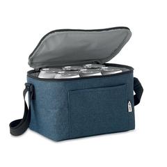 Vue Sac isotherme 2 tons en RPET - Cuba de couleur bleu| Krokrodeal
