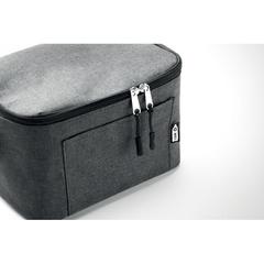 Vue Sac isotherme 2 tons en RPET - Cuba de couleur noir| Krokrodeal