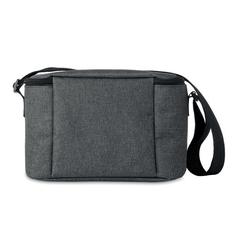 Vue Sac isotherme 2 tons en RPET - Cuba de couleur noir| Krokrodeal