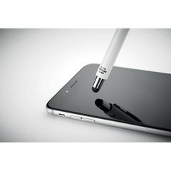 Vue Stylo & stylet antibactérien - Blanquito clean de couleur blanc| Krokrodeal