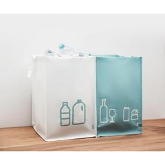 Vue 3 Sacs de tri de recyclage - Three bin de couleur -| Krokrodeal