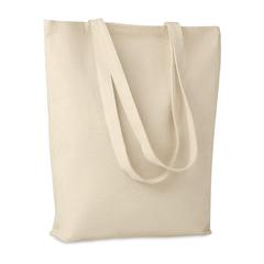 Vue Sac shopping en toile - Rassa de couleur marron| Krokrodeal