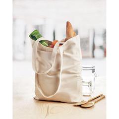 Vue Sac shopping en toile - Rassa de couleur marron| Krokrodeal