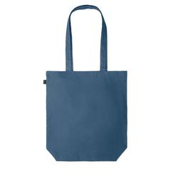 Vue Sac shopping en chanvre - Naima tote de couleur bleu| Krokrodeal