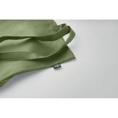 Vue Sac shopping en chanvre - Naima tote de couleur vert| Krokrodeal