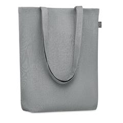 Vue Sac shopping en chanvre - Naima tote de couleur gris| Krokrodeal