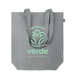 Vue Sac shopping en chanvre - Naima tote de couleur gris| Krokrodeal