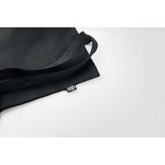 Vue Sac shopping en chanvre - Naima tote de couleur noir| Krokrodeal