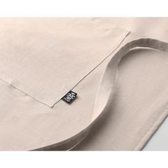 Vue Tablier de cuisine en chanvre - Naima apron de couleur marron| Krokrodeal