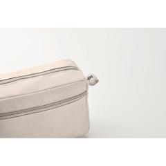 Vue Trousse de toilette en chanvre - Naima cosmetic de couleur marron| Krokrodeal