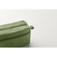Vue Trousse de toilette en chanvre - Naima cosmetic de couleur vert| Krokrodeal