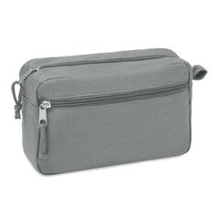 Vue Trousse de toilette en chanvre - Naima cosmetic de couleur gris| Krokrodeal