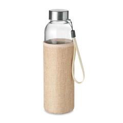 Vue Bouteille & housse en jute - Utah touch de couleur marron| Krokrodeal