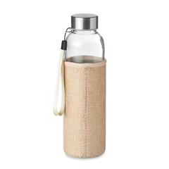 Vue Bouteille & housse en jute - Utah touch de couleur marron| Krokrodeal