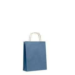 Vue Sac en papier petit format - Paper tone s de couleur bleu| Krokrodeal