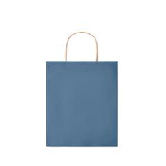 Vue Sac en papier petit format - Paper tone s de couleur bleu| Krokrodeal