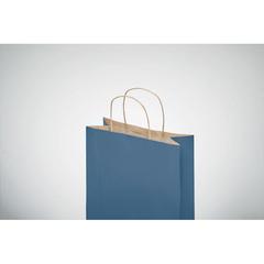 Vue Sac en papier petit format - Paper tone s de couleur bleu| Krokrodeal